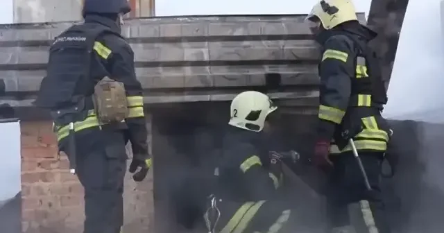 Rusya dan Ukrayna ya hava saldırısı: Çıkan yangınlar söndürüldü VİDEO İZLE