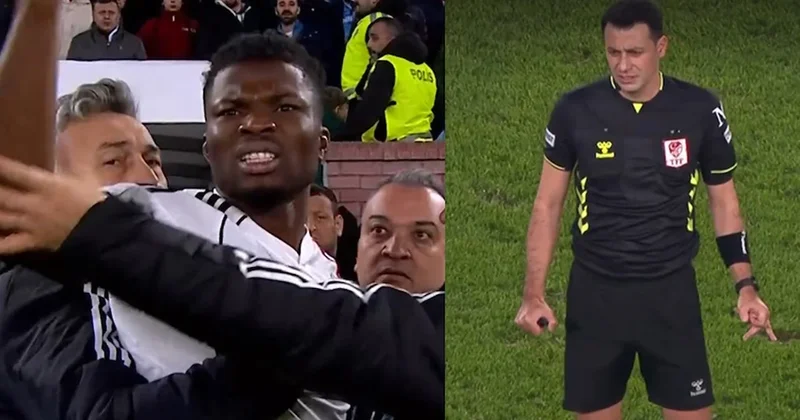 El Bilal Toure kırmızı kart gördü çileden çıktı! Sözcü Gazetesi