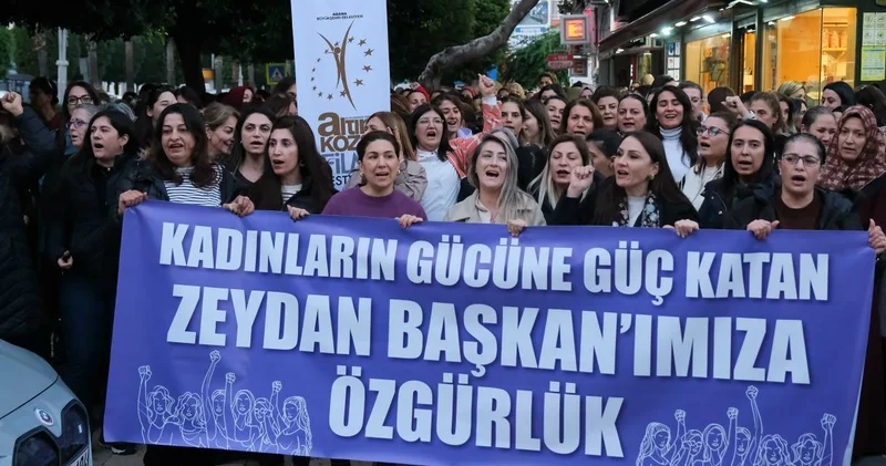 Belediyenin kadın çalışanlarından ‘Zeydan Karalar’a Özgürlük’ eylemi!