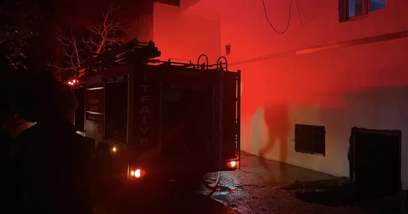 Şanlıurfa da apartman yangını