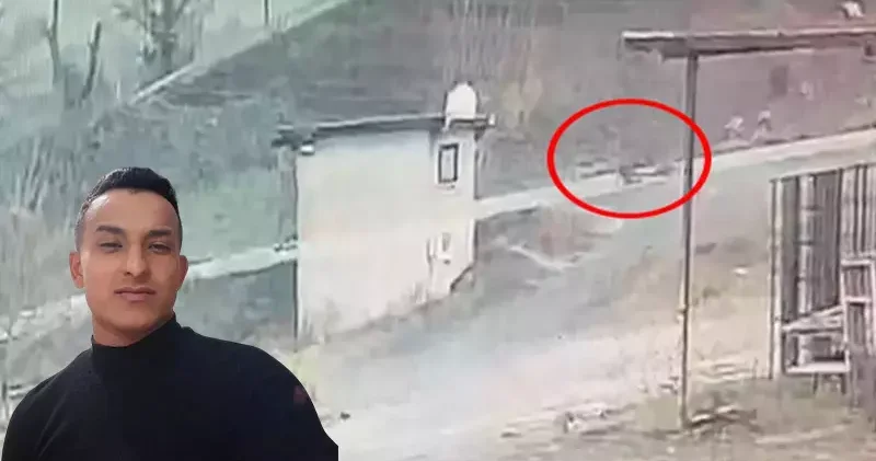 Motosiklet sürücüsünün öldüğü kazanın görüntüleri ortaya çıktı