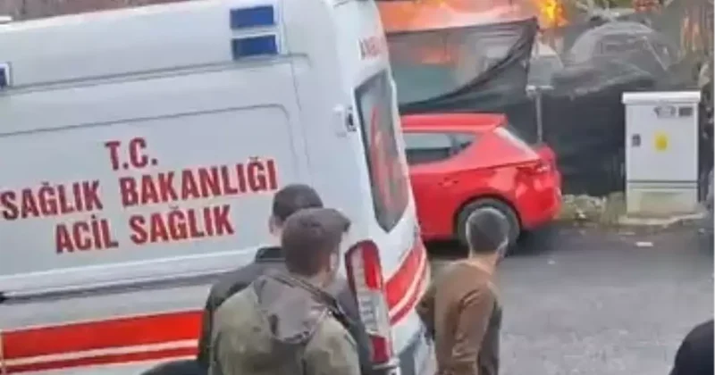 Yeniköy de Yangın Çıktı