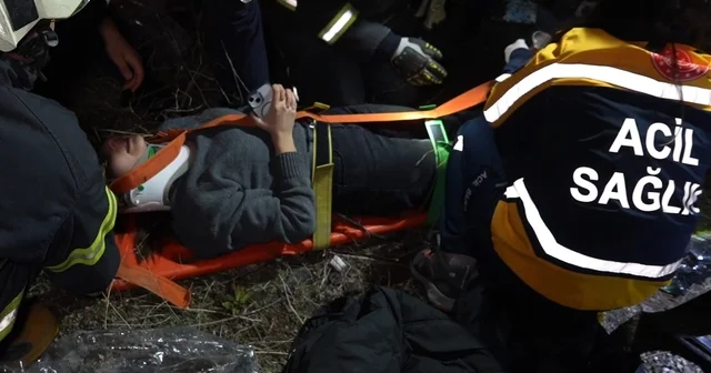 Takla atan otomobil hurdaya döndü: Aynı aileden 3 kişi yaralandı Kırıkkale Haberleri