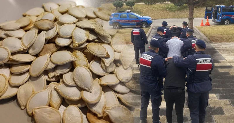 Kabak çekirdeği yüzünden 2 kişi tutuklandı!