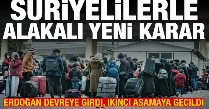 Son dakika haberi: Suriyelilerin geçici koruma statülerini kaldırma kararı