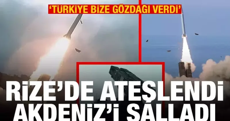 Rize de ateşlendi, Akdeniz i salladı: Türkiye bize gözdağı verdi