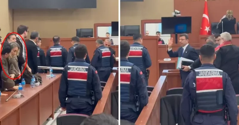 Dilek İmamoğlu nun mahkeme salonundaki görüntüsü olay oldu