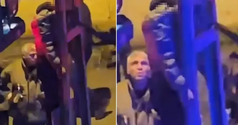 İstanbul un göbeğinde kendini direğe astı