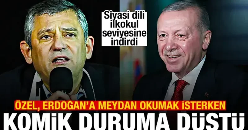 Özel, Erdoğan a meydan okumak isterken komik duruma düştü: Sana 1,5 milyon oy avans