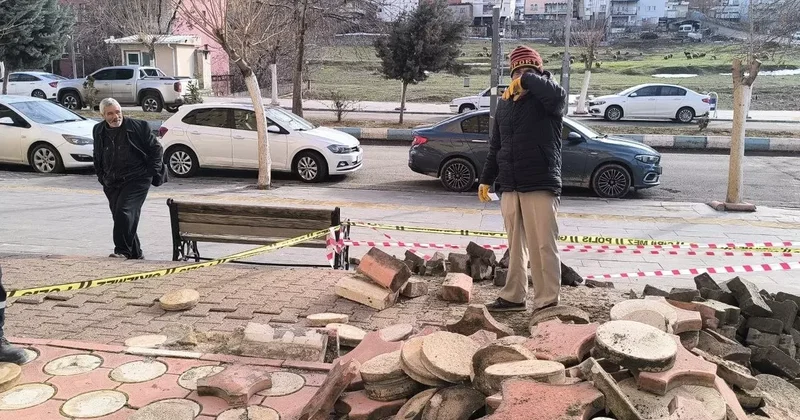 Gercüş’te facianın eşiğinden dönüldü: 12 katlı binanın merdiveni çöktü