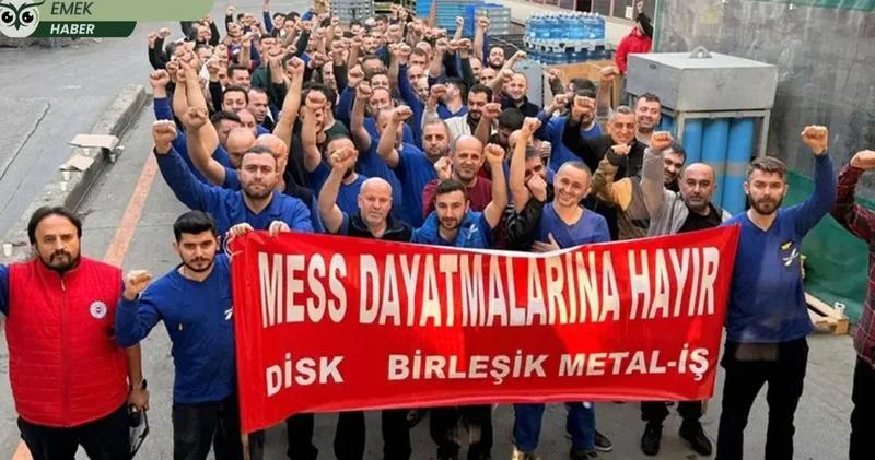 10 binden fazla metal işçisi MESS dayatmasına karşı iş bıraktı