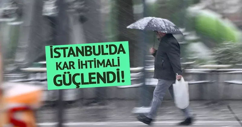 Kar yağışı sürprizi! İstanbul’da hava aniden değişecek: Net tahmin bu kez tarih verildi
