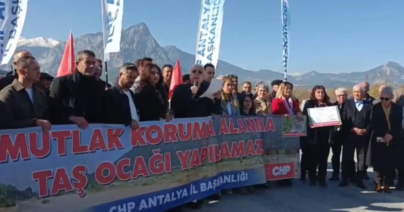 CHP Antalya İl Başkanı Nail Kamacı: Antalya’nın içme suyu havzaları rant alanı değildir