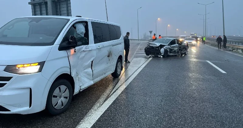 Ters yöne giren sürücü ölümden döndü