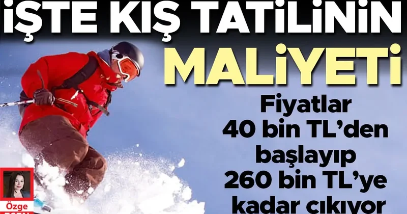 Kayak otelleri sömestr arasında yüzde 100 doluluk bekliyor... İşte kış tatilinin maliyeti