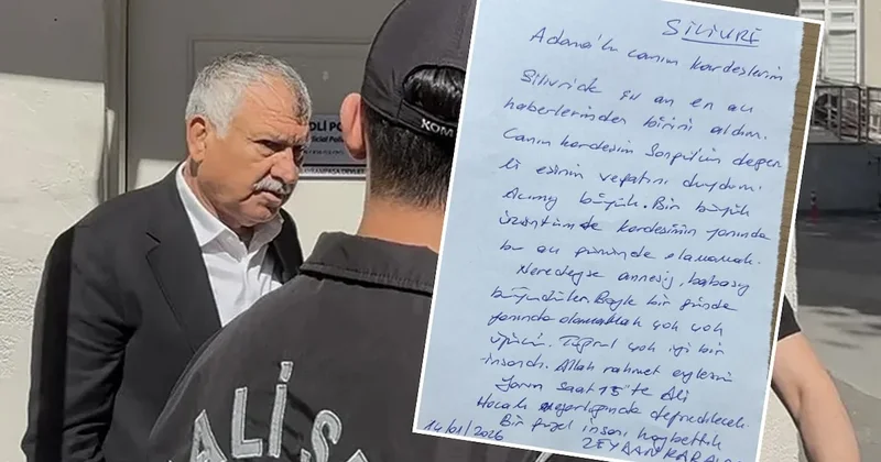Zeydan Karalar ın acı günü: Cezaevinden yazdığı mektupla duyurdu Sözcü Gazetesi