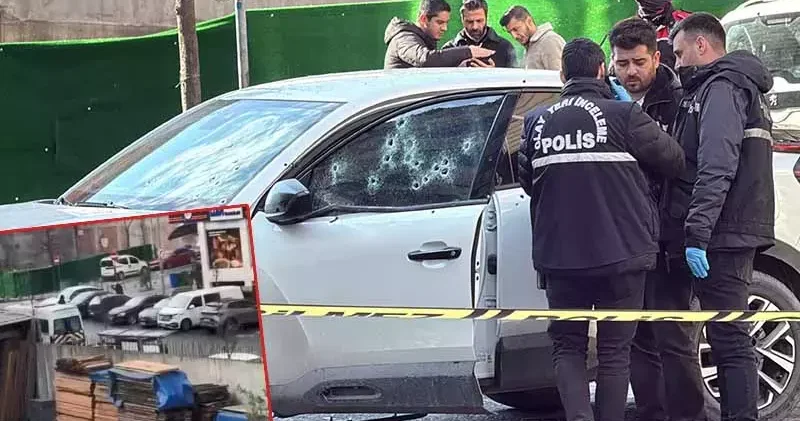 Kağıthane’de otomobile otomatik silahla saldırı: 1 kişi öldü; saldırganların kaçış anı kamerada
