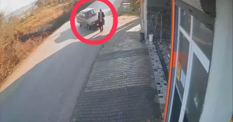 Ünye de Buzlu Yolda Kaza: Yaya Yaralandı