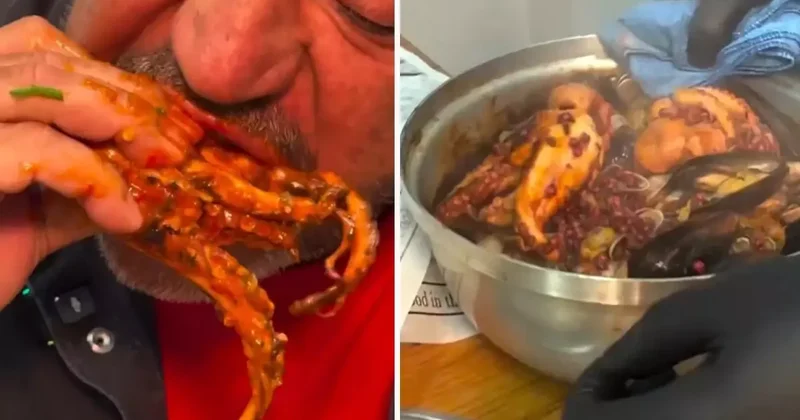 Ünlü işletmeci paylaştı, müşterilerine sunmadan kendisi iştahla yedi