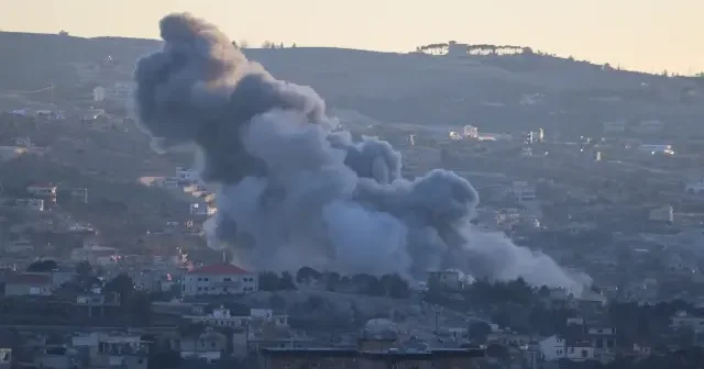 İsrail ateşkese rağmen Lübnan a hava saldırısı düzenledi VİDEO İZLE