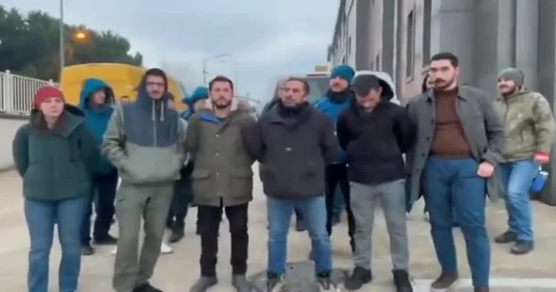 Bursa da PTT işçileri kontak kapattı