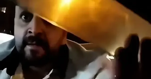 Esenyurt ta servis şoförü taksinin camına kafa atıp kırdı VİDEO İZLE