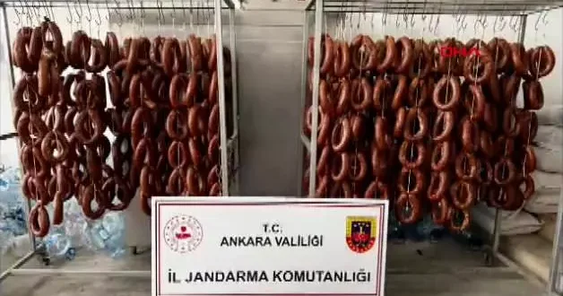 Ankara da 9,7 milyon liralık kayıt dışı gıda operasyonu