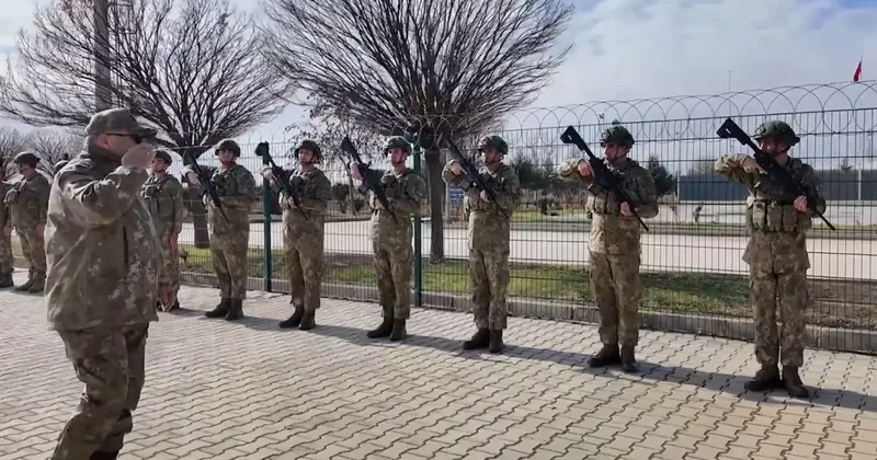 MSB görüntüleri yayınladı: Türkiye sınırında dikkat çeken hareketlilik