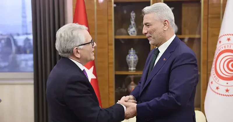 Bakan Bolat, Avrupa Komisyonu Vergilendirme ve Gümrük Birliği Genel Müdürü Thomas ı kabul etti