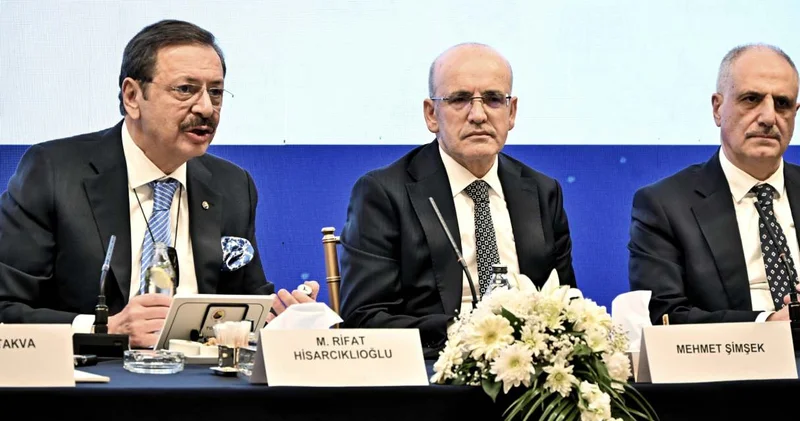 Mehmet Şimşek in TOBB ziyaretinde tartışma çıktı! Talepleriniz nedeniyle vergi toplayamıyorum