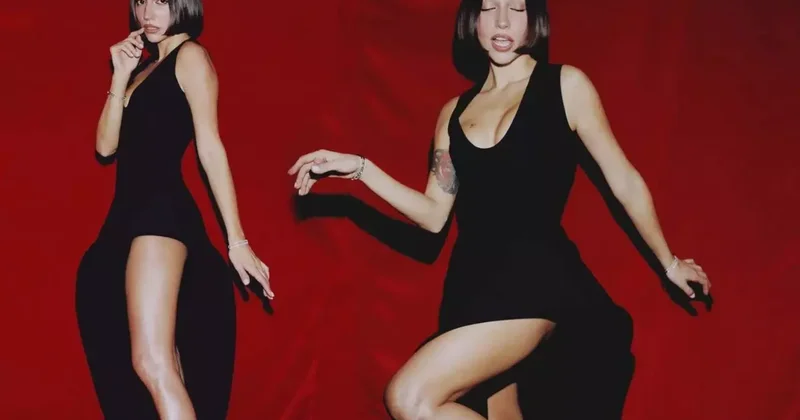 En seksi Türk kadını seçilmişti: Törende verdiği pozlar olay