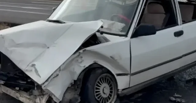 Aksaray’da TIR ile otomobil çarpıştı VİDEO İZLE