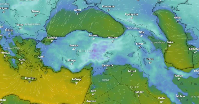 Kuzeyden esip önce kıyıları dövecek sonra kar bırakacak: Meteoroloji gün gün olacakları açıkladı
