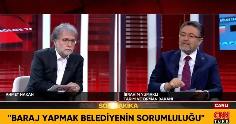 Bakan Yumaklı nın Baraj yapmak belediyenin görevi sözlerine Ankara Büyükşehir kanunla yanıt verdi