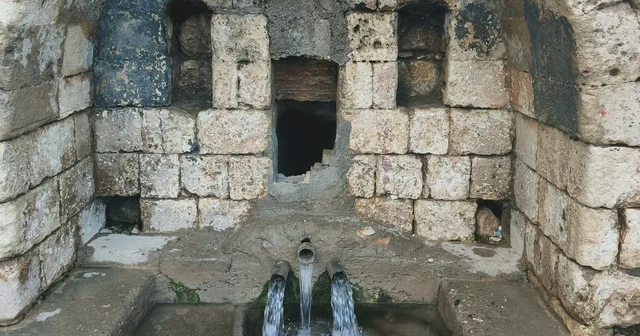 Araban da tarihi 2 çeşmeden su akmaya başladı Gaziantep Haberleri