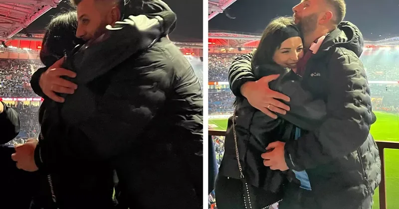 Sakin sakin maç izlerken hayatının en mutlu anlarından birini yaşadı