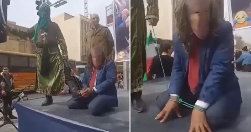 Komşu ülkede kaydedilen görüntü gündeme bomba gibi düştü