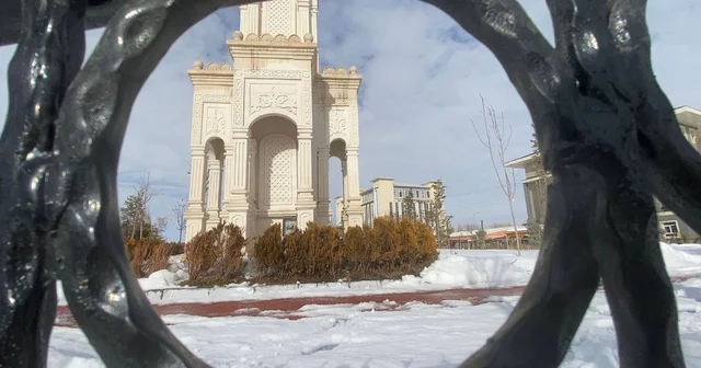 Patnos ta muhteşem kar yağışı manzarası Ağrı Haberleri