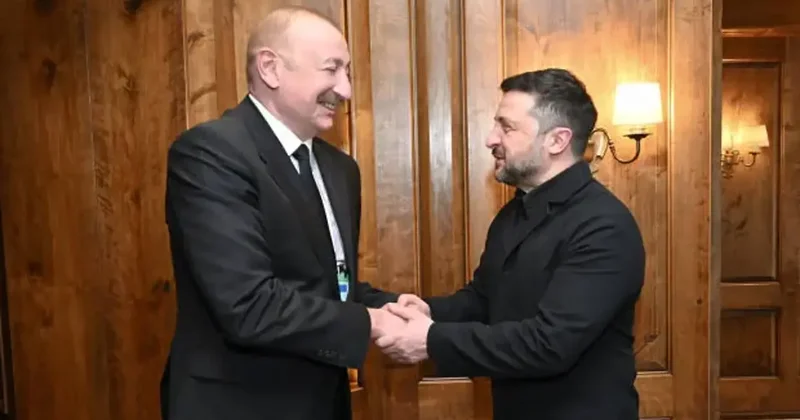 Aliyev ve Zelenskiy Münih Güvenlik Konferansı nda bir araya geldi