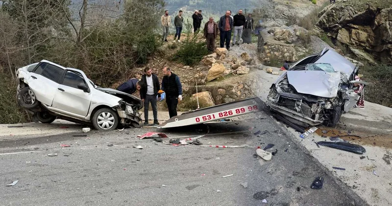 Freni tutmayan tır 2 araca çarptı: 1 ölü 3 yaralı