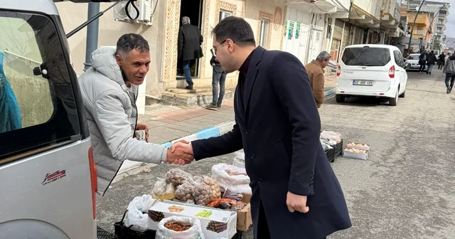 Gercüş Kaymakamı Öztaş, pazar esnafı bile bir araya geldi Batman Haberleri