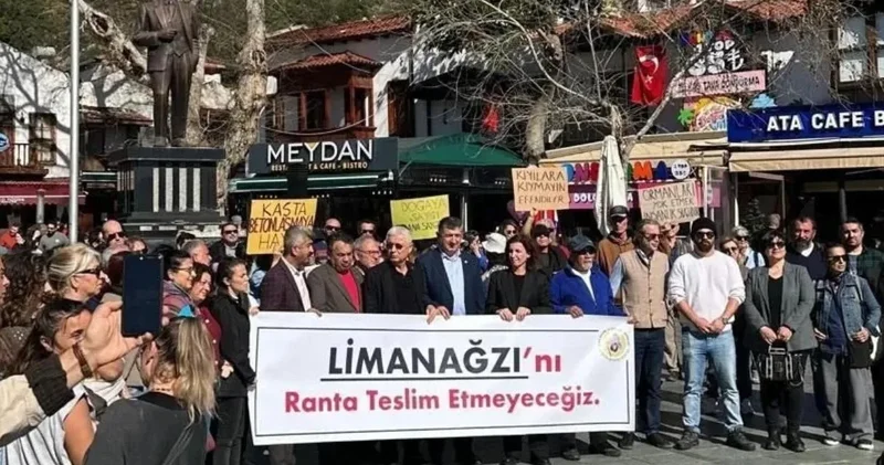 Kaş taki imar planına çevrecilerden tepki! Ranta teslim etmeyeceğiz