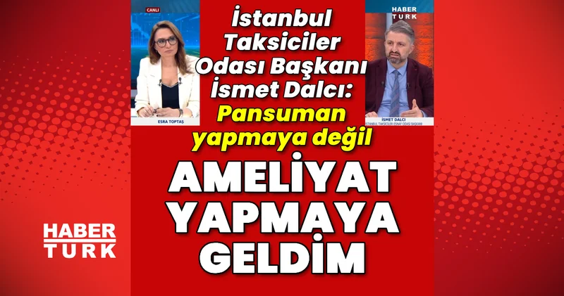 Pansuman yapmaya değil, ameliyat yapmaya geldim Son dakika haberleri