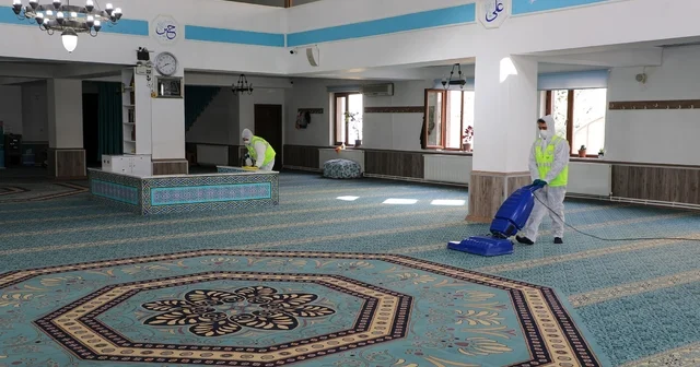 Talas ın camilerinde Ramazan a özel temizlik Kayseri Haberleri