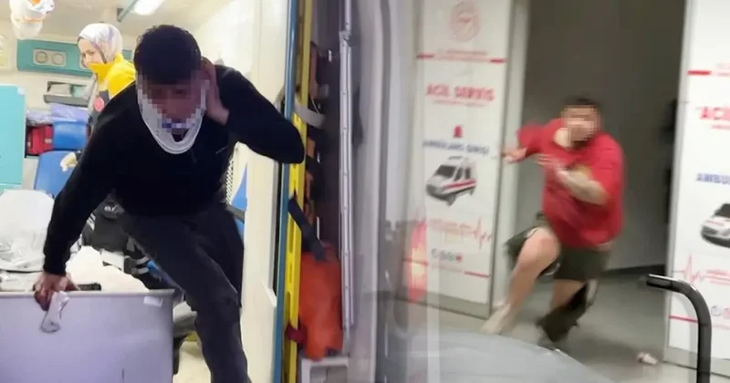 Yer: Aksaray! Gasba uğrayıp yaralanan şahıslar gazetecilere saldırdı