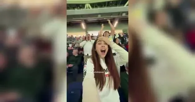 Arda Güler’in tarihi golünün tribün çekimi