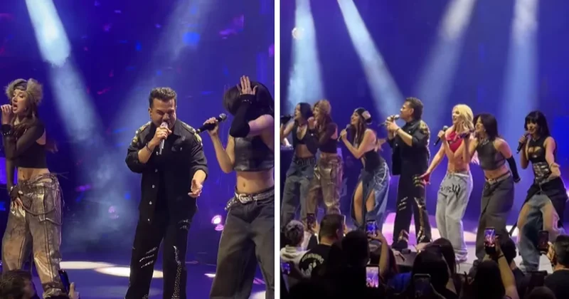 Kenan Doğulu konserinde sürpriz! Manifest sahneye çıktı, Beren Saat kulisten izledi Sözcü Gazetesi