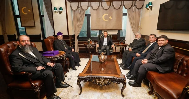 Türkiye Ermenileri Patriği Maşalyan dan Hatay Valisi Mustafa Masatlı ya ziyaret Hatay Haberleri
