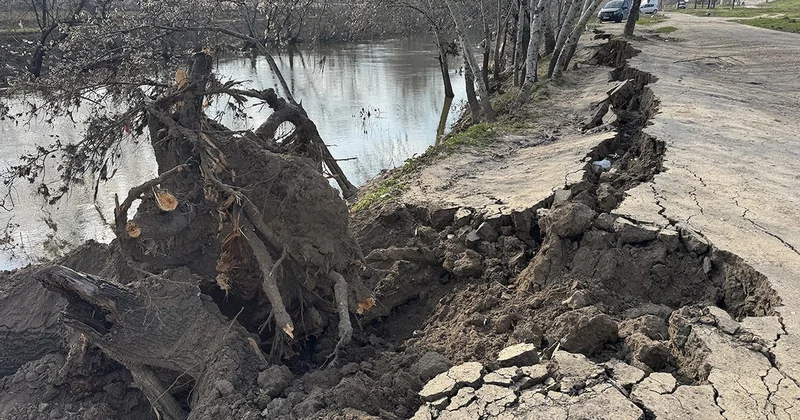 Tunca Nehri kıyısında korkutan görüntü Sözcü Gazetesi