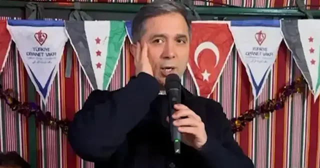 AK Parti Genel Başkan Yardımcısı Sarıkaya Suriye deki iftarda ezan okudu VİDEO İZLE